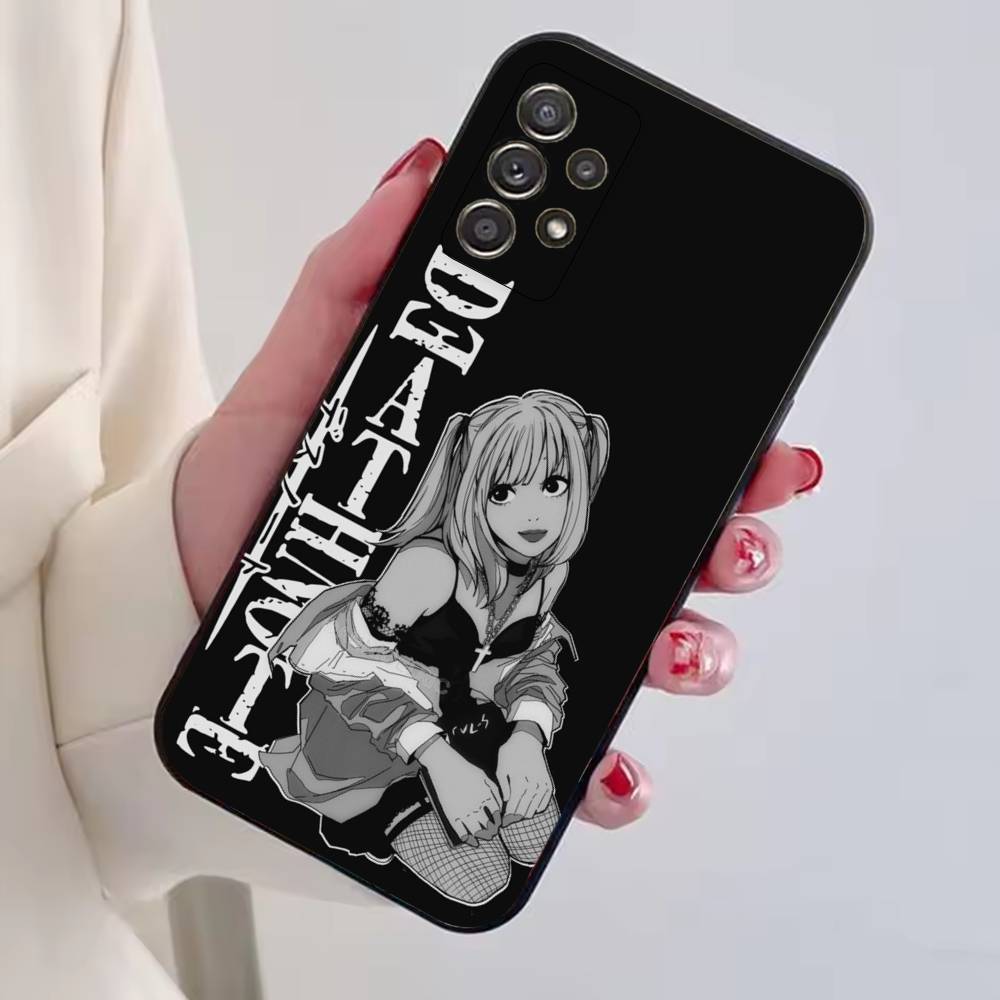 D-Death Note Amane Misa Handyhülle Schwarzes Silikon Weich Für Samsung S25,S24,S21,S22,S23,S30,Ultra,S20,Plus,Fe,Lite