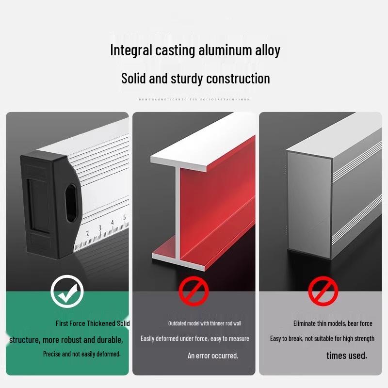 High Precision Mini Aluminum Alloy Spirit Level Ruler