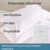 Einweg 20 stücke Kissenbezug Haushalt Reisen Hotel Weiß Komfortable Atmungsaktive Bettwäsche Tragbare Einfache Kissen Abdeckung Täglichen