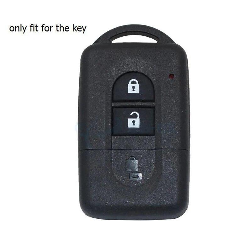 Silikon Bilnøkkeldeksel Etui Skall For Nissan Duke Juke Micra Qashqai X-Trail T31 Navara Tiida Pathfinder