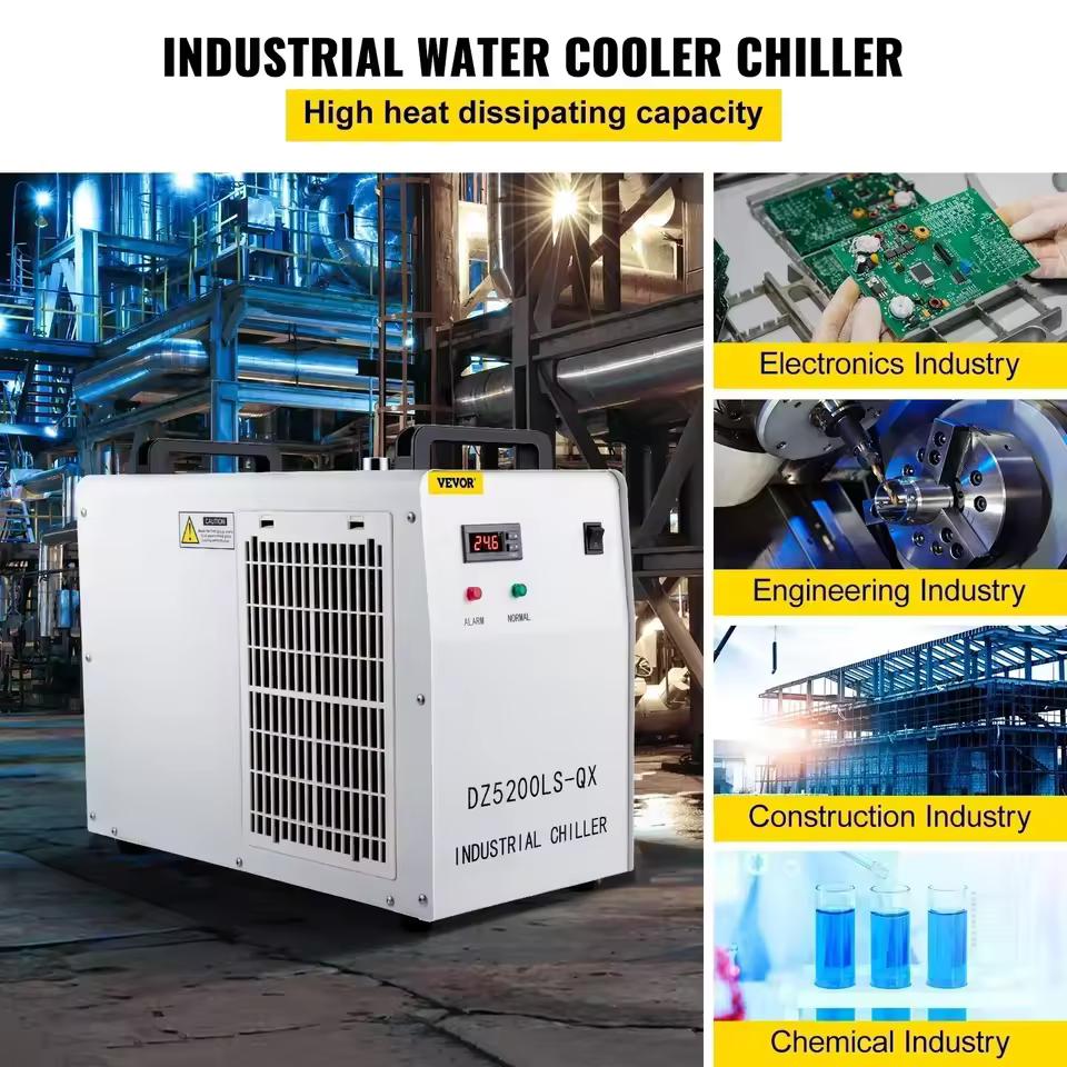 CW-3000 Industrial Co2 Laser Hose Cooler 220V Type Water Chiller
