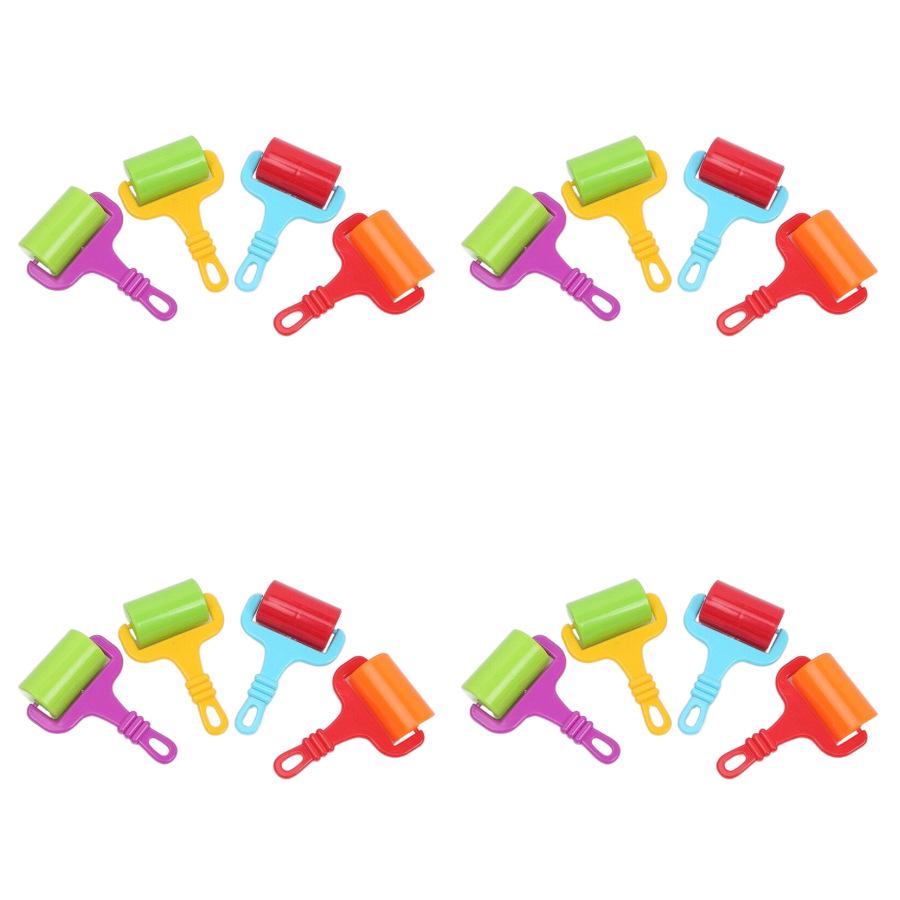 Children's DIY Painting Roller & Clay Craft Set