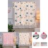 Whimsical Cartoon Window Curtain With Elegant Lace And Innovative Velcro Installation For Easy Use
