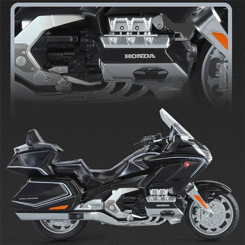 1/11 HONDA Gold Wing GL800 2021 Modello Moto in Lega Diecasts Metallo Moto da Turismo Ricreativo Modello Suono Luci Giocattolo per Bambini Regalo