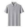 Short Sleeve Polo Shirt Men's Summer Business Casual Fashion Versatile Lapel Collar Loose Fit T-Shirt