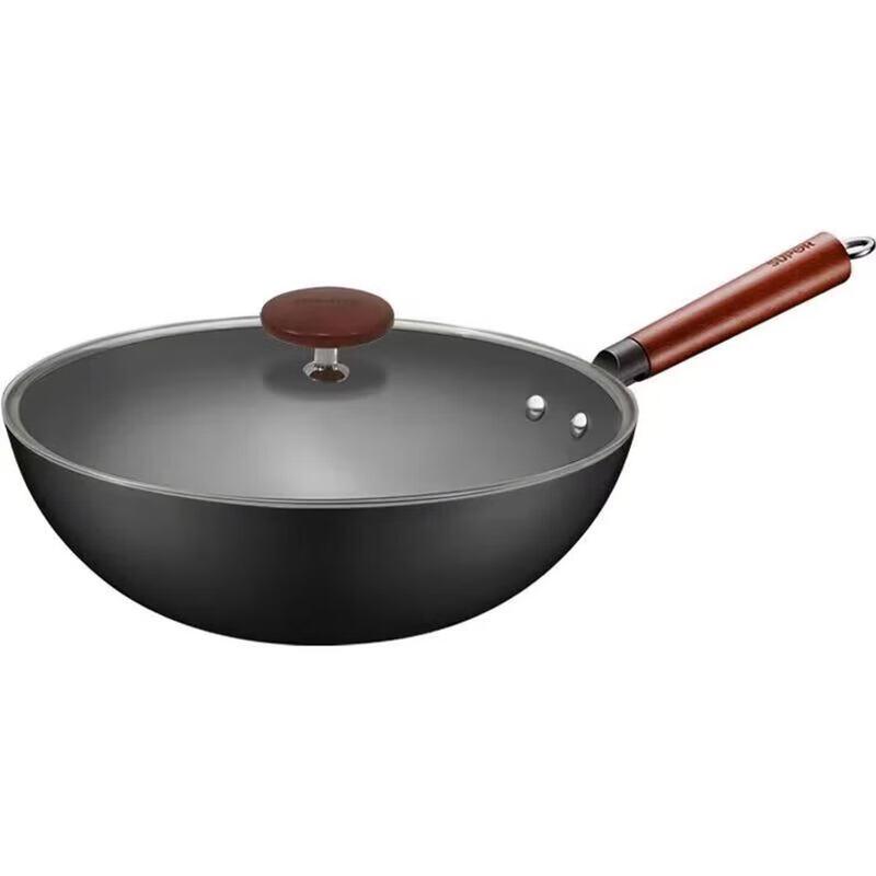 SUPOR Lightweight Fine Iron Stir-fry Wok