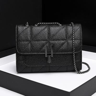 Borse da donna alla moda e versatili, Tendenze di nicchia street, Borse a spalla singola, Borse a tracolla, Borse a catena a forma di diamante