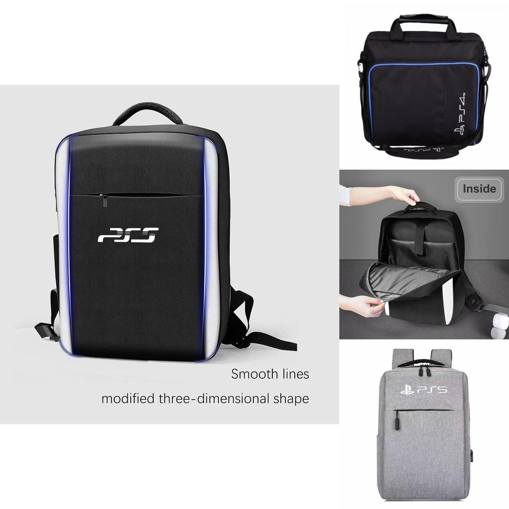 Ps5/4 Storage Bag Shockproof Dustproof Stylish Double Color Design Easy To Carry