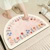 Bathroom absorbent diatom mud toilet  doormat toilet toilet floor mat toilet carpet
