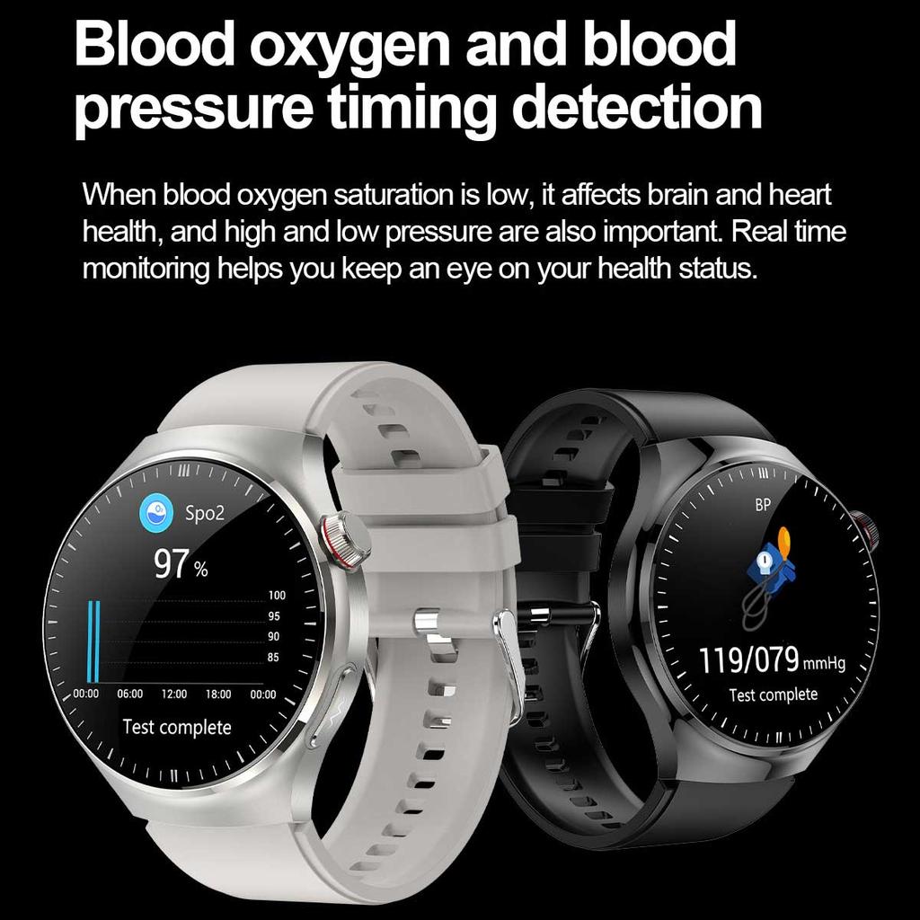 2026 Neue klinische Smartwatch mit EKG+PPG und Körper-Mikroüberwachung, Mikro-Untersuchung, Herzfrequenz, Smartwatch für Android & iOS, Damen