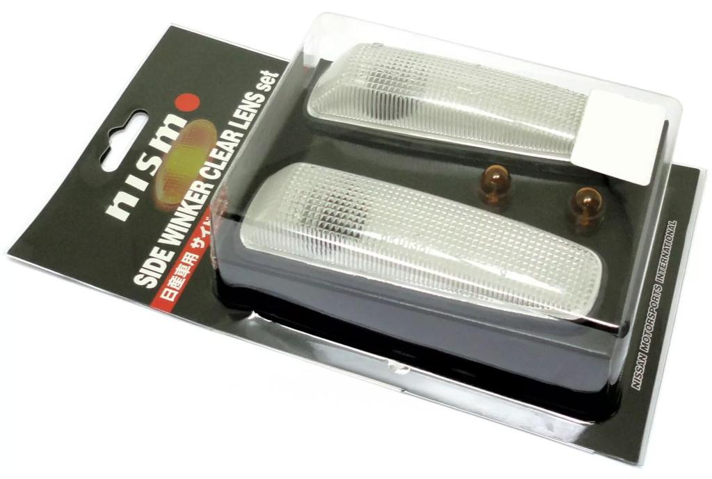 Nismo Side Turn Signals with Clear Lenses for Nissan Cedric/Gloria Y32/FY32 (Part Number: 26100-RN850)