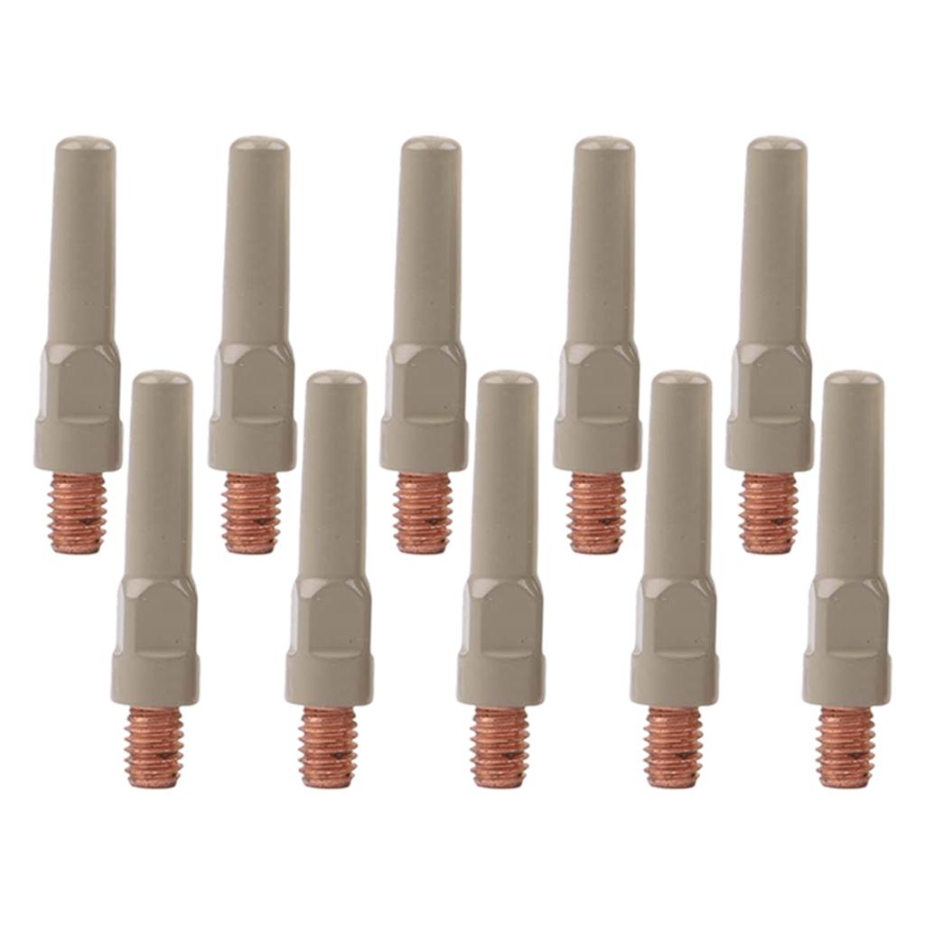 10PCS NonStick Coating Welding Nozzles for 15AK For MIG Promotes Clear Weld Path and Reduces Slag for Better Results