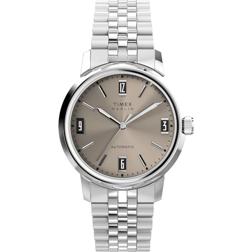 

Timex Men s Merlin Automatic 40mm Watch - Stainless Steel Bracelet Natural Dial Stainless Steel Case, Stainless Steel