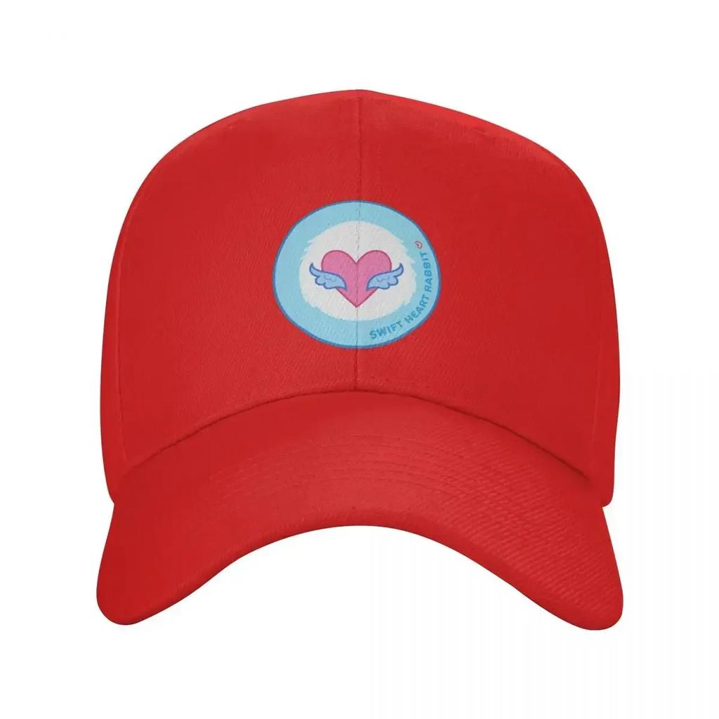 Swift Heart Rabbit Caring Cousin Badge Baseball Cap Hat Baseball Cap Anime Golf Hat Genuine Golf Cap Sun Hats For WoUnisex Unisexs