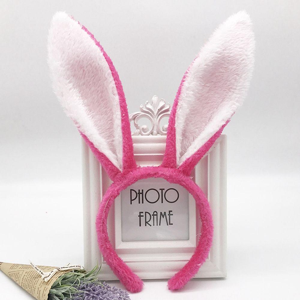 Cute Easter Adult Kids Cute Rabbit Ear Headband Happy Bunny Easter Party Decoration Supplies Easter Party Favor For Kids Gifts