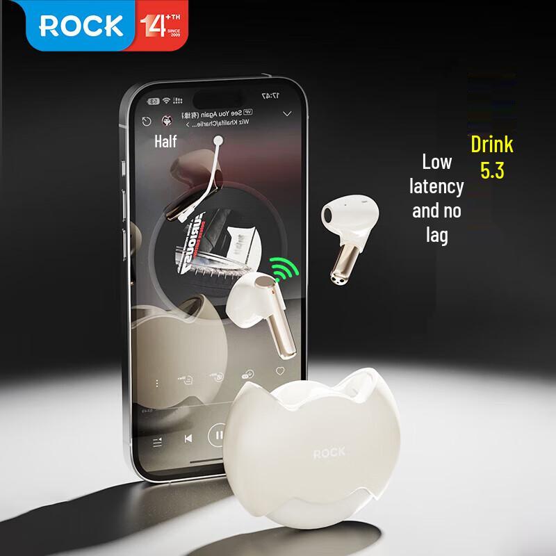 ROCK 5.3 Low Latency TWS Semi-in-ear Bluetooth Earbuds