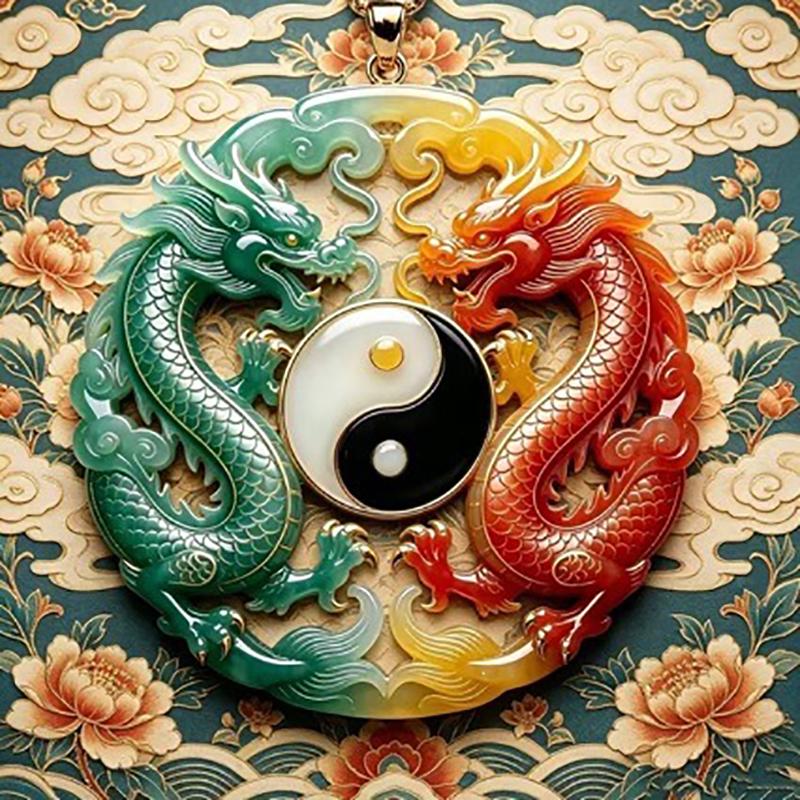 Ethnic Auspicious Gourd Blue Imitation Jade Pendant Necklace Vintage Jewelry For Women Traditional Outfit Accessory Gift