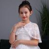 Short Kids Shawls Tulle Mesh Wraps Fashion Lace Cape Cover  Children Girls