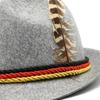 New Fashion Feather Decors Hat Western Bavarian Costume Cosplay Cap Swiss ornament Oktoberfest Hat Men Women Party Photo Props