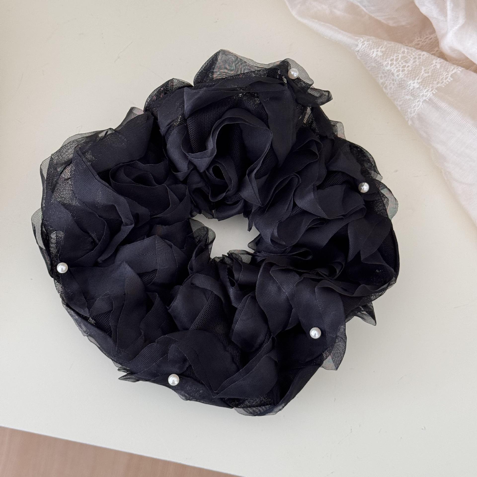 

Большая широкая резинка для волос для девочек женщин завязка резинка аксессуары резинка эластичная взрослые kpop йога популярная жемчужная винтажная мода