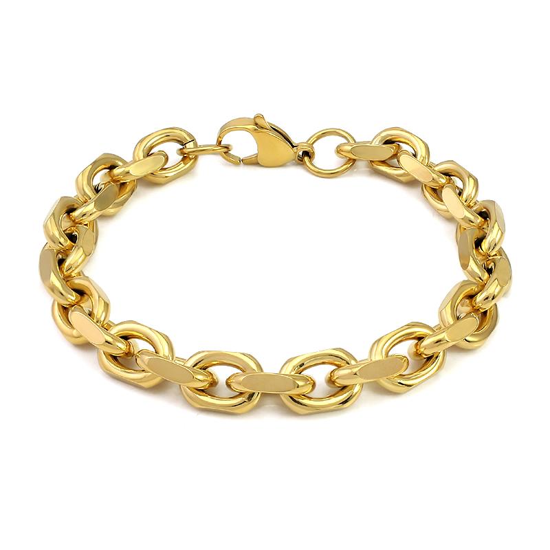 Silver Color/Gold Surgical Stainless Steel Thick Big Heavy Chain Necklace for Men Women Chunky Fashion Cool Link Choker Chain
