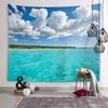 Nature Beach Scenery Art Tapestry Turtle Tapestry Wall Hanging Decor Backdrop Cloth Living Room Bedroom Home Decor Tapestries