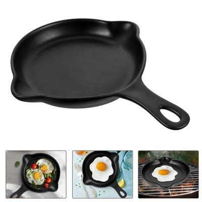 Ceramic Baking Tray Round Nonstick Oven Safe Plate for Roasting Baking Bread Cake Family Kitchen Use Egg Pan Skillet