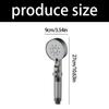 5 Sprays Mode Power Washing Shower Head with Universal Connector and Long Service  Meltblown Filter