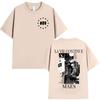 2025 Summer Rapper La Vie Continue Maes Album Graphic Tshirt Male Gothic Hip Hop Cotton Tshirt Punk Short Sleeve Loose Tshirt