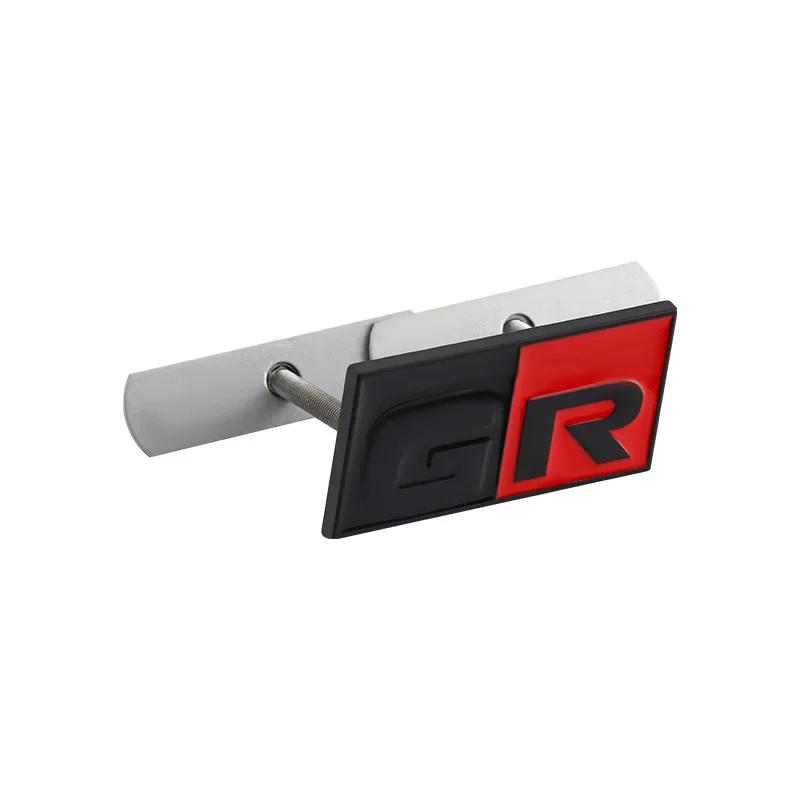 

3D Metal GR Sport Logo Car Front Grille Badge for Toyota Rav4 Auris Yaris Camry Crown Prado Supra Corolla Exterior Accessories