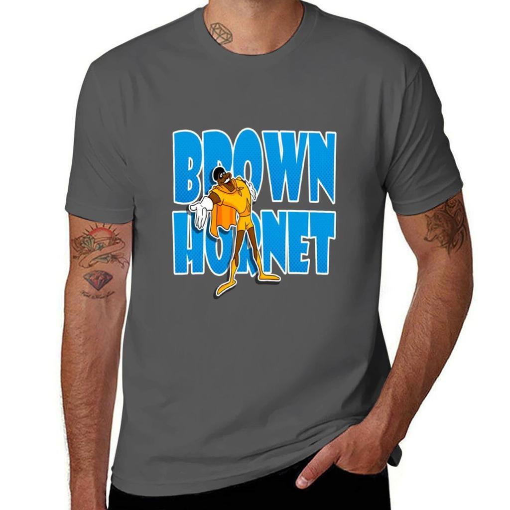 Brown Hornet Tshirt Work Style Casual Tshirt