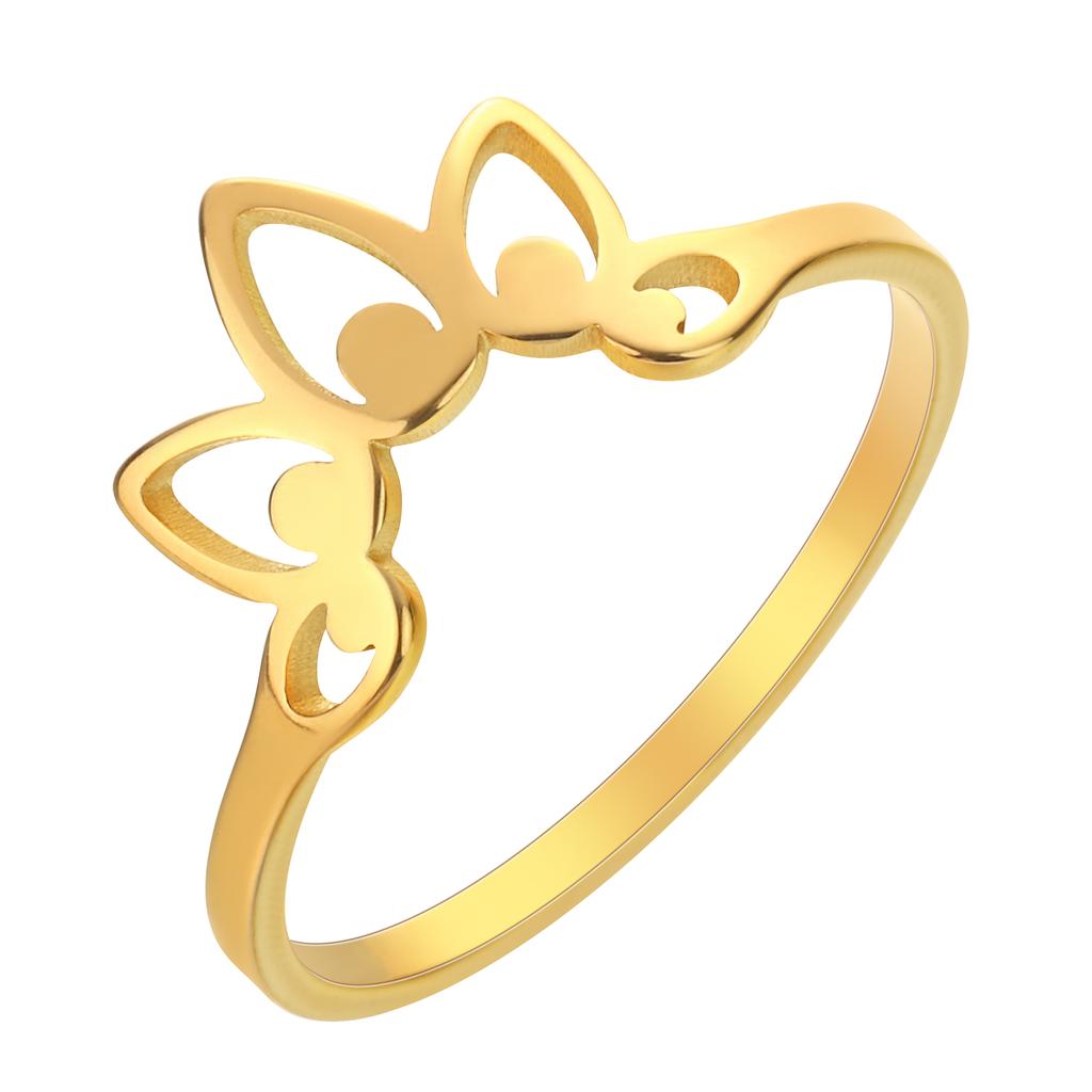 Kinitial Stainless Steel Scissors Egypt Eye of Ra Ghost Bee Gun Finger Knuckle Ring Women Wedding Party Jewelry Birthday Gift