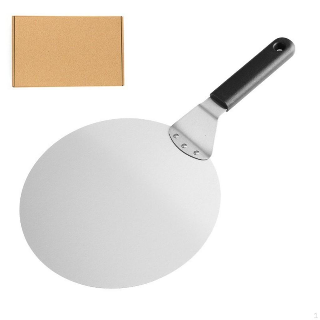 Stainless Steel Pizza Peel Easy To Clean with Handle Flatbread Holder for Home Cooks,