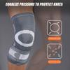1 Pezzo Maniche a Compressione Sportive per Ginocchia con Cinghia Ginocchiera di Supporto per Corsa Jogging Pallacanestro Artrite Sollievo dal Dolore Articolare