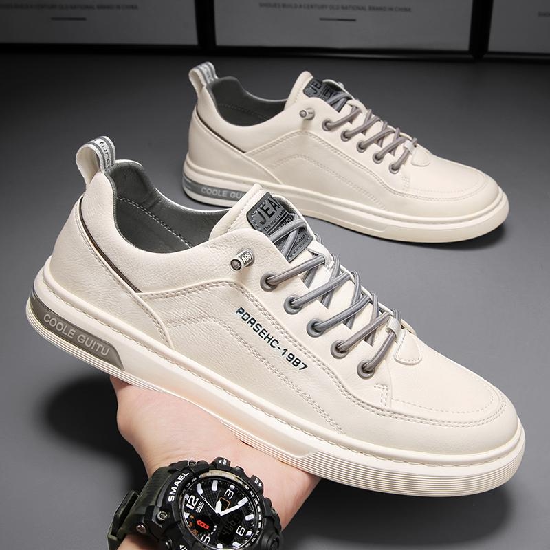 Summer soft-soled new sports board shoes casual leather shoes