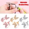 DIY Finger Wear Adjustable Sewing Accessories Knitting Tools Yarn Guides Thimble Ring Knitting Loop