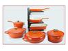 Seven-Piece Cast Iron Enamel Cookware Set: Includes Frying Pan, Flat-Bottom Pot, Stew Pot, Seafood Pot, and Mommy Pot