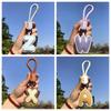 PU Leather 26 Letter Keychain Sweet Lucky Letter Pendant Fashion Alphabet Key Holder  Friend