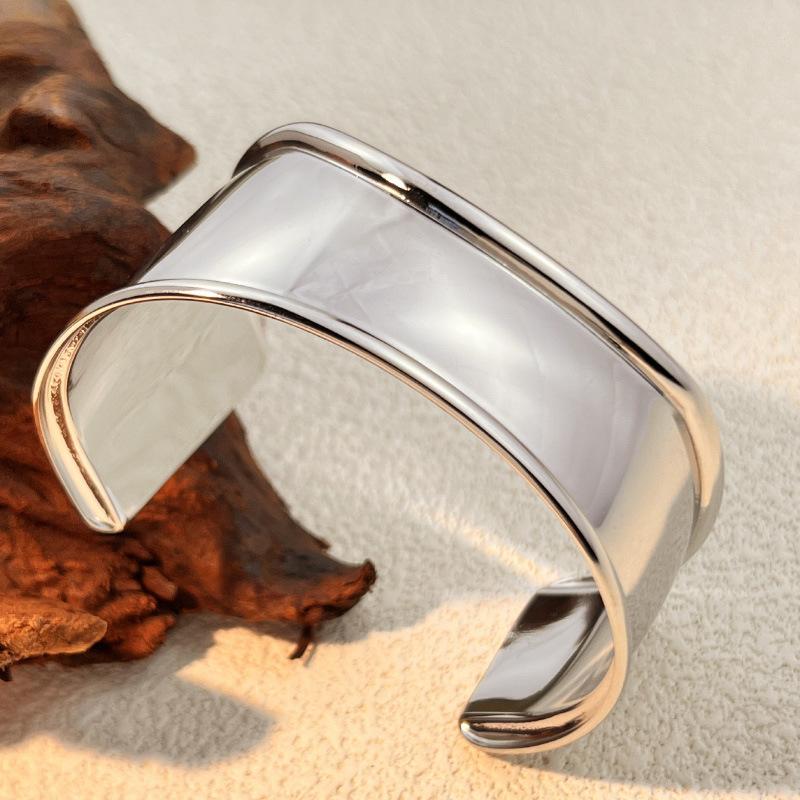 Titanium Steel Wide Bracelet