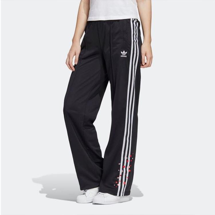 Adidas Originals Loose Fit Sports Long Pants Women Bottoms Black GK7178