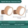 Wireless LED Magnetic Wall Lamp for Bedroom and Stairs with Night Light and Wireless Charging