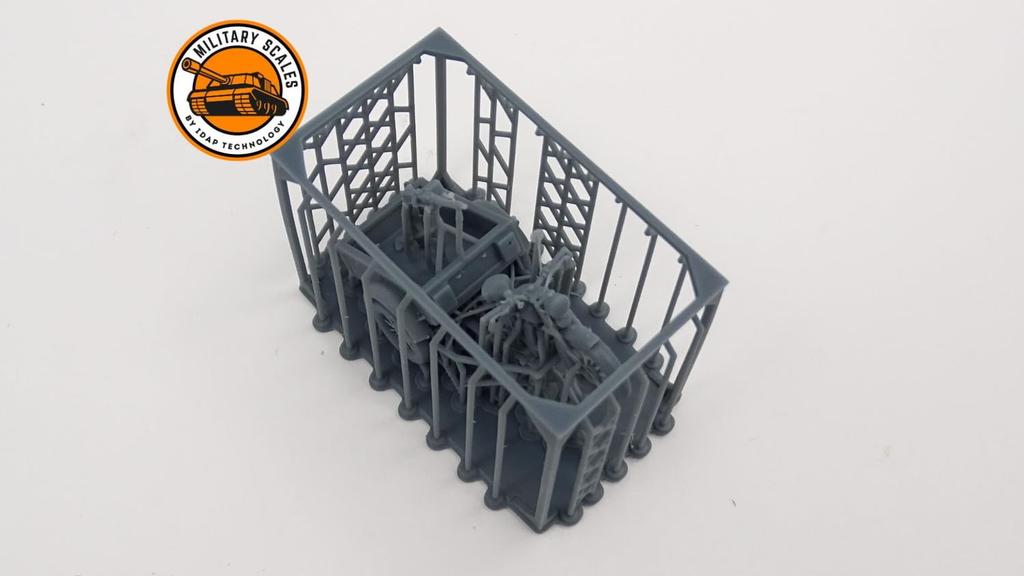 IDAP Technology 1/72 Scale Italian Benelli M36 Three-Wheeled Motorcycle 3D Printer Kit PD72015