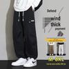Men's Loose Fit Straight Leg Cuffed Cargo Pants