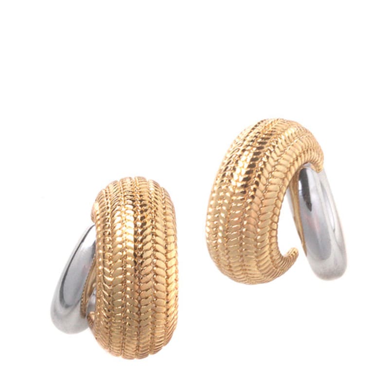 

glammuse Gold silver Mix ring Gold silver Mix ring