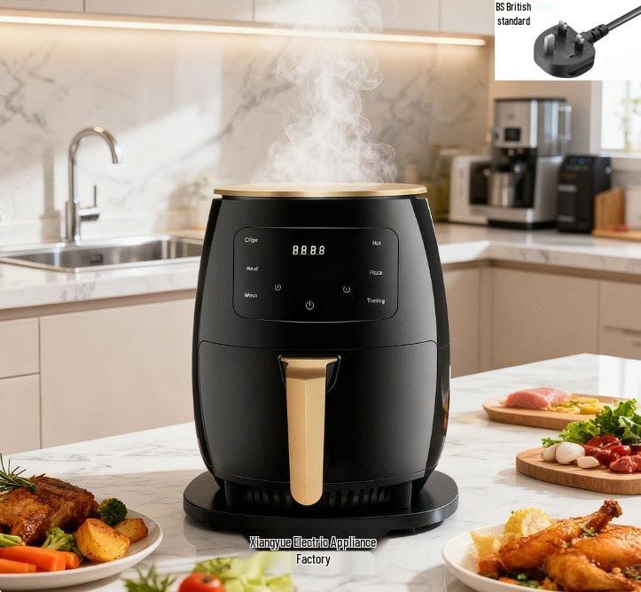 Multi-Functional Stainless Steel Air Fryer Oven with Grill and Large Capacity