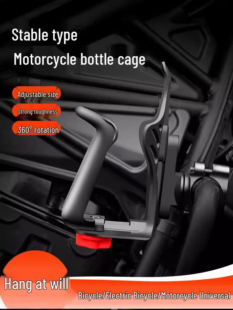 Motorcycle and Bicycle Water Bottle Holder for Touring and Road Rides