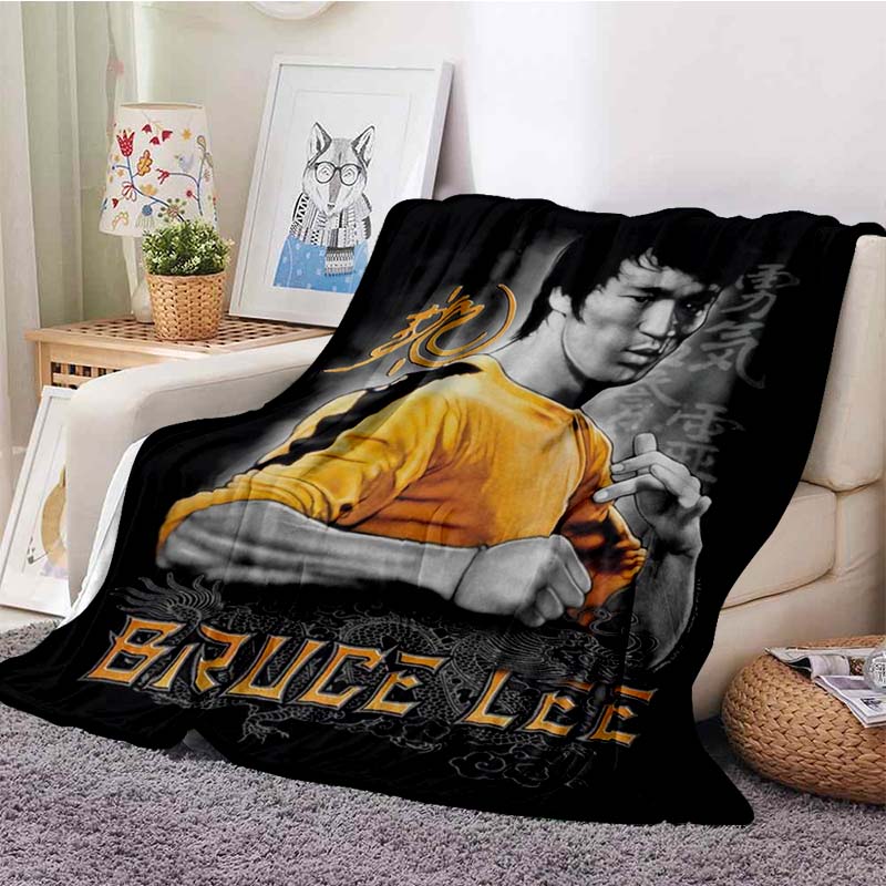 Housse De Couette 3D Bruce Lee - Microfibre Douce Et Luxueuse - Double 200x200 Cm - Idéal Pour Une Déco Chambre Originale