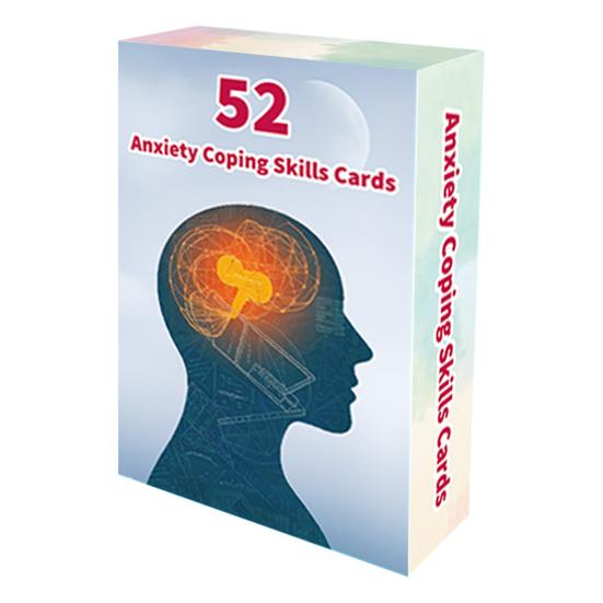 52 Anxiety Coping Skills Card Planner Stress Relief Teens Adults Mental Health Therapy Mindfulness