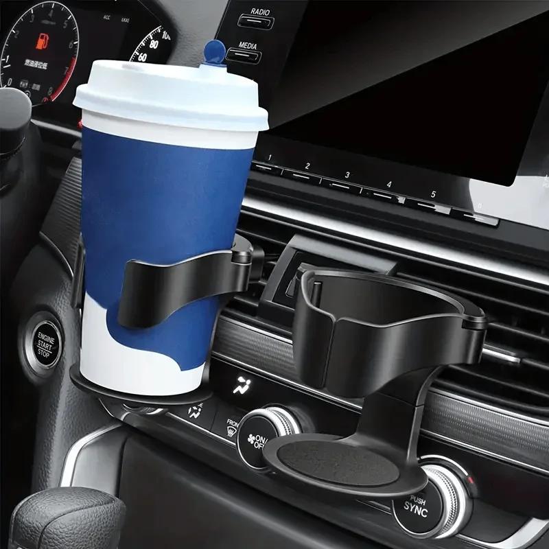 Adjustable Car Vent Cup Holder – Sponge Base for Secure Bottle/Cup Grip, Easy Installation