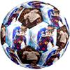 Lamine Yamal Barcelona Fc Piłka do świętowania zawodników Piłka nożna Rozmiar 5 Szyta maszynowo Uniwersalna piłka nożna do gry w pomieszczeniach/na zewnątrz Akcesorium do piłki nożnej